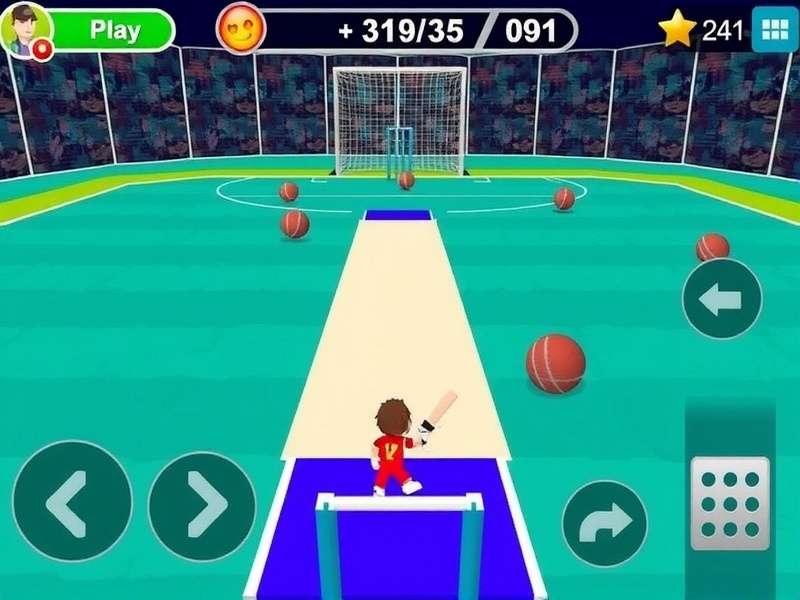 Cricket Basket Stars Game Screenshot